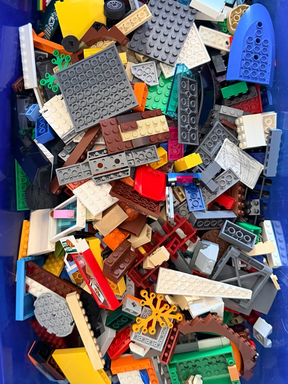Mixed Color LEGO Building Brick Lot -Assorted Bricks &  Accessories BY THE POUND - Picture 2 of 5